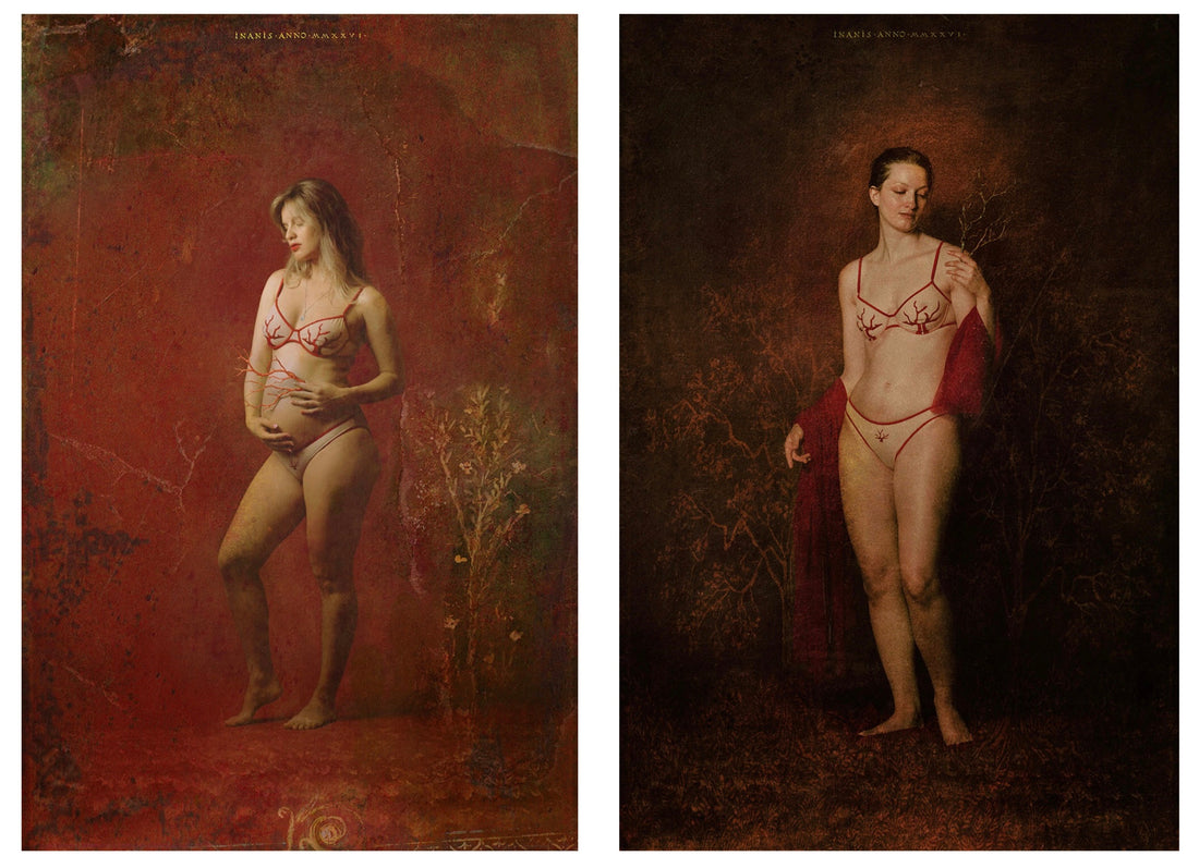 In conversation with antiquity: Art by Inanis