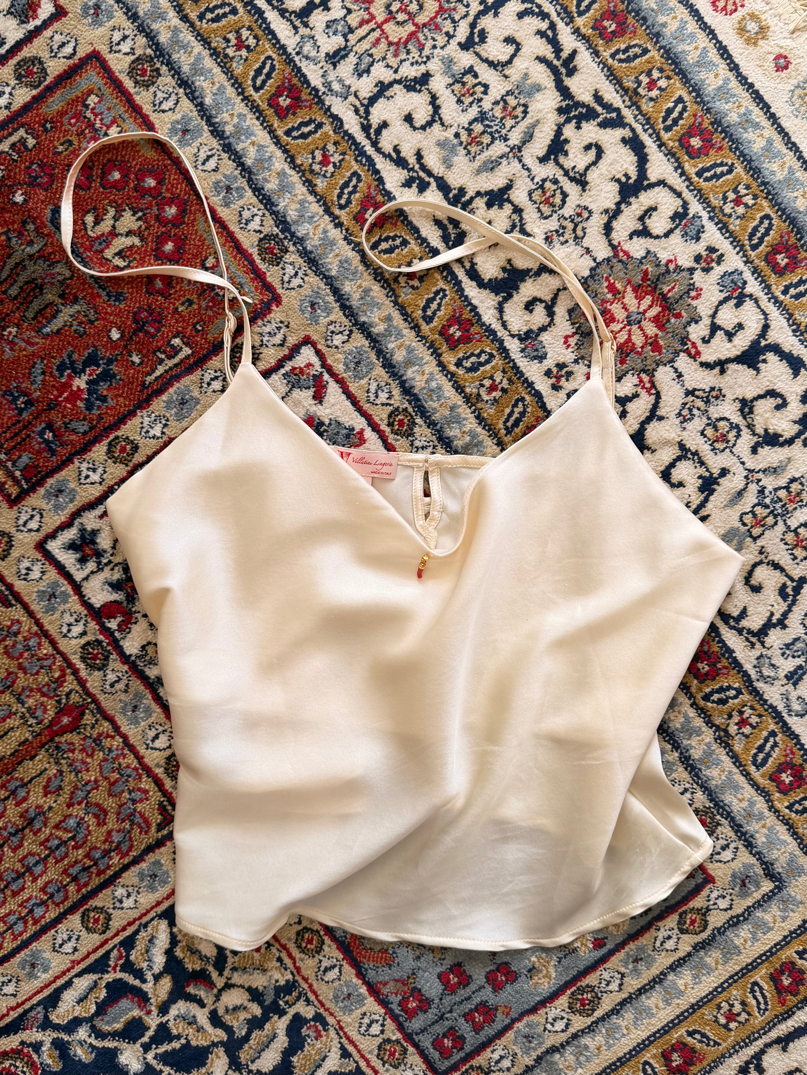 Amalia Silk Top and Mediterranean Coral - Canistrelli